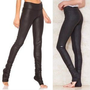 Navy High-waist Seamless Idol Leggings - M